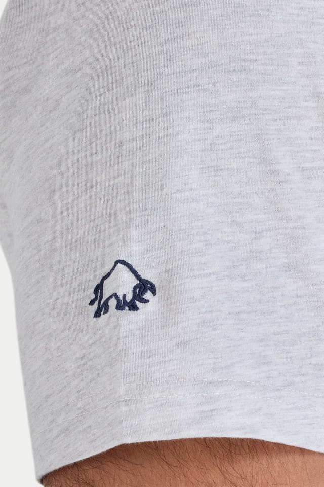 raging bull Raging Bull Men's Farmer Bull T-Shirt in Natural White - 3