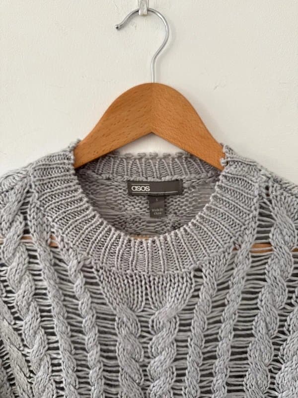 ASOS ASOS grey knit jumper