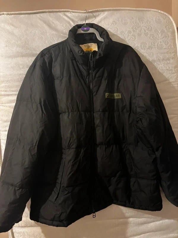 CAT Caterpillar CAT Black Puffer Jacket XL Workwear / Streetwear