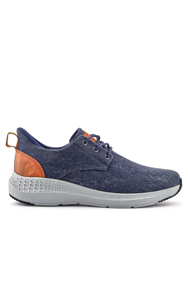 Pavers Pavers Men's Easy Step In Wide Fit Lightweight Trainers in Navy - 2