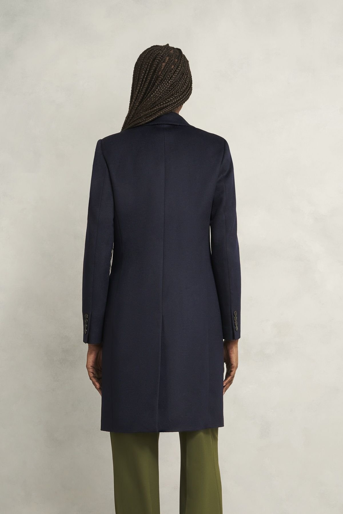 Hobbs London Hobbs London Women's Cavendish Wool Coat in Dark Navy - 4