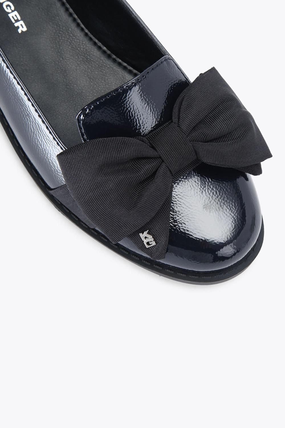KG Kurt Geiger KG Kurt Geiger Women's 'Muse' Patent Flats in Navy - 4