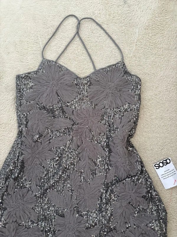 ASOS Design Embellished sequin mini dress - 1