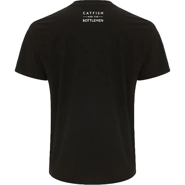 Catfish And The Bottlemen Catfish And The Bottlemen Men's Toucan Cotton Back Print T-Shirt in Black - 2