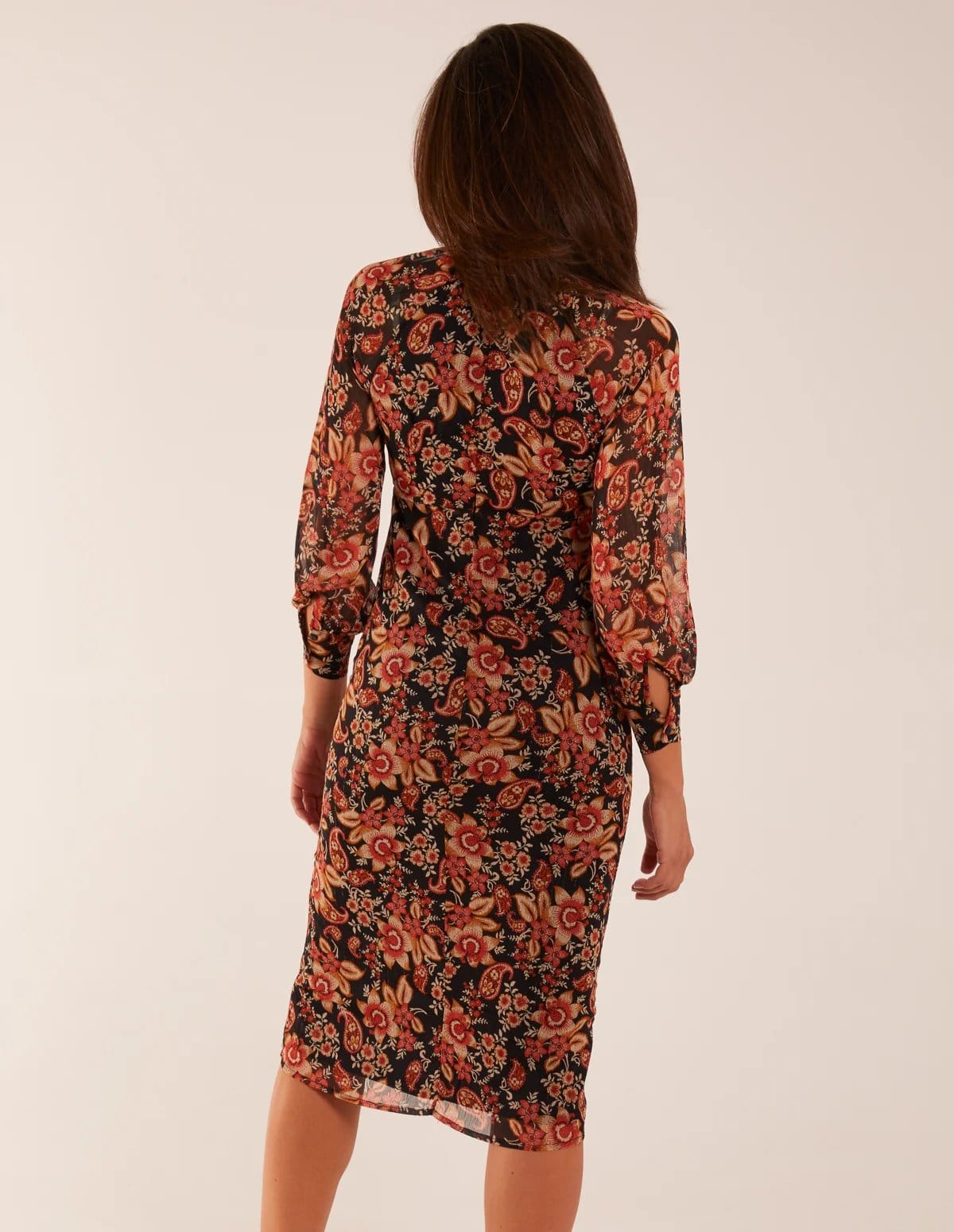 Blue Vanilla Raglan Keyhole Midi Dress - 4
