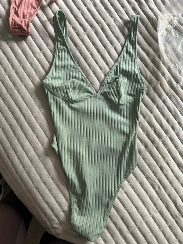 ASOS ASOS sage green bodysuit