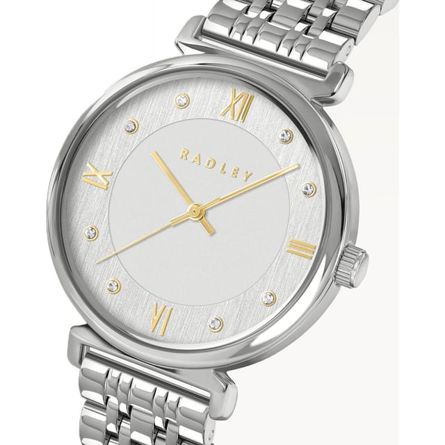 Radley Radley Women's RY4657 Roman Crescent 35mm Quartz Watch in Silver - 2