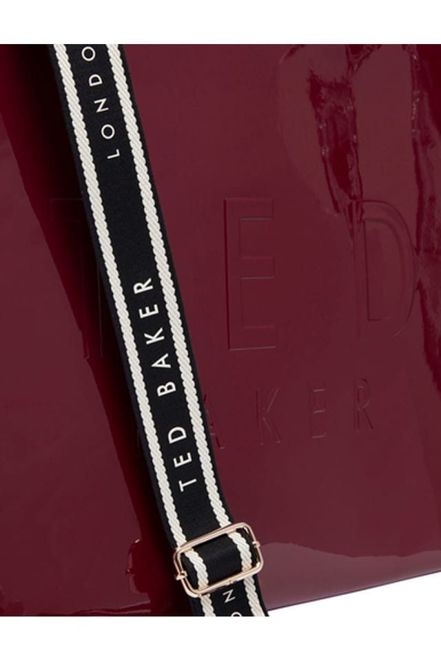 Ted Baker Ted Baker Women's ICONNY Webbing Large Icon Bag Oxblood in Burgundy - 2