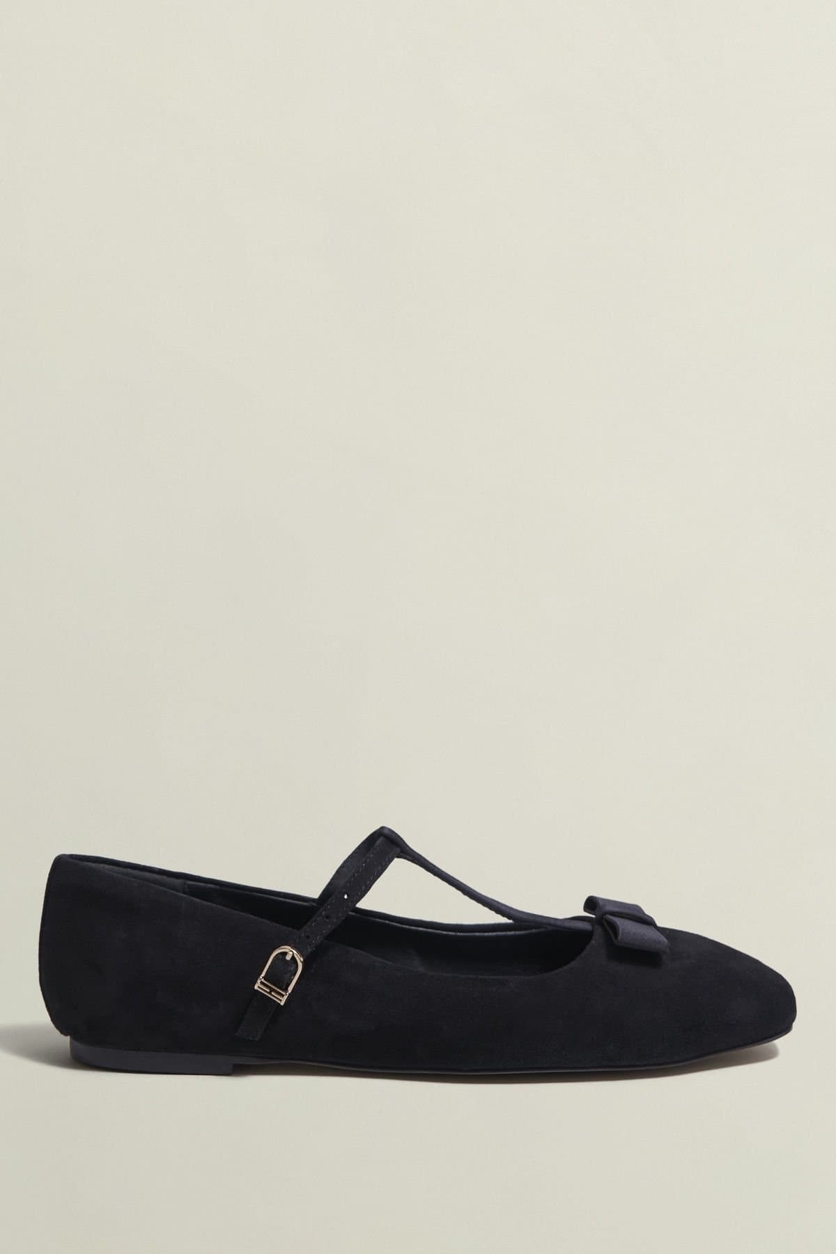 Hobbs London Hobbs London Women's Ottilie T-bar Flat in Black