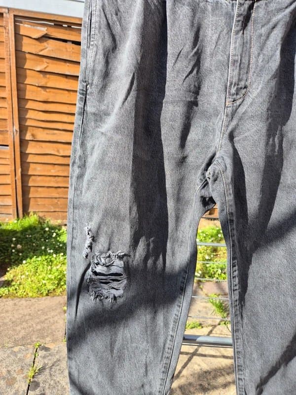 ASOS Men's Asos ripped jeans.