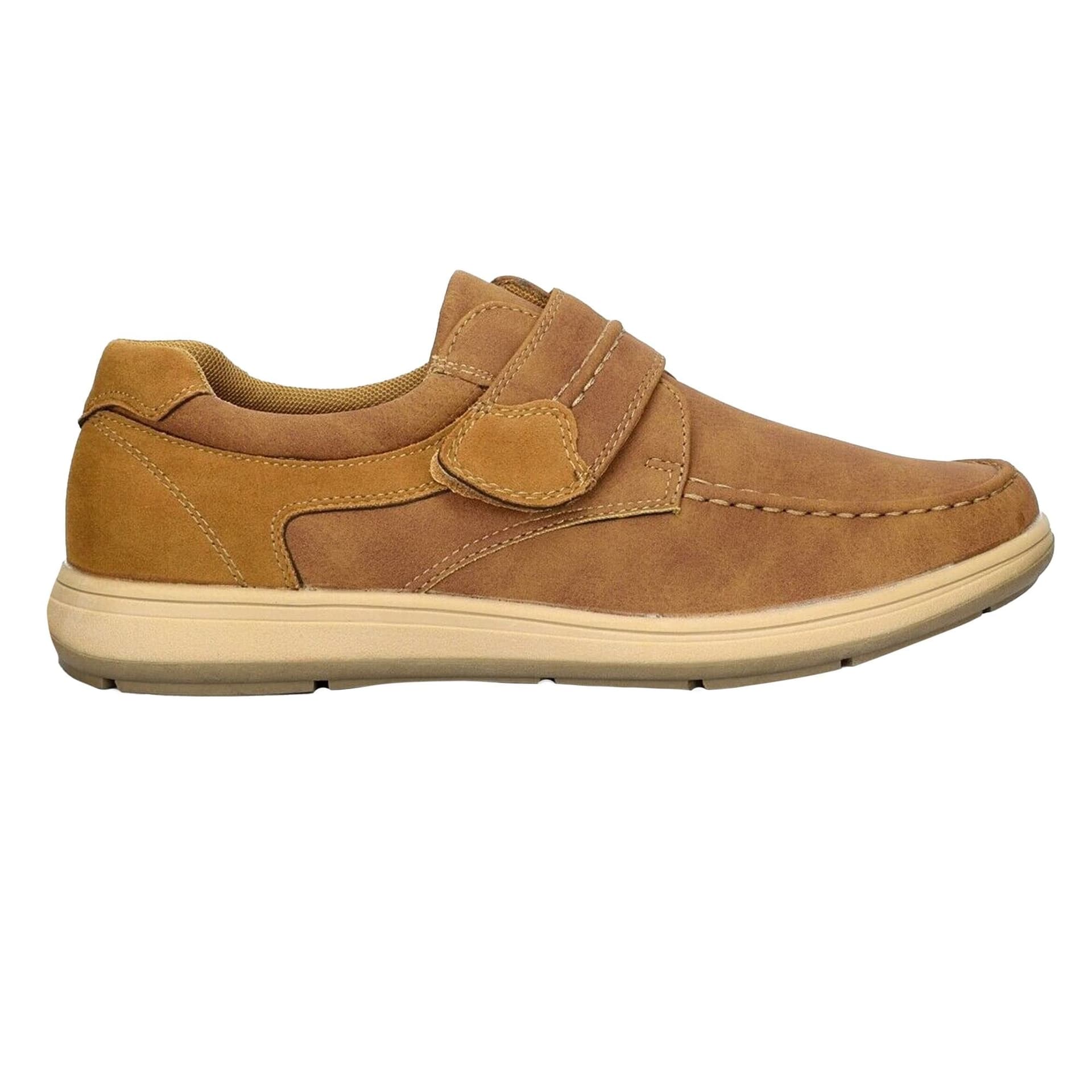 Scimitar Scimitar Men's Touch Fastening Casual Shoe in Tan