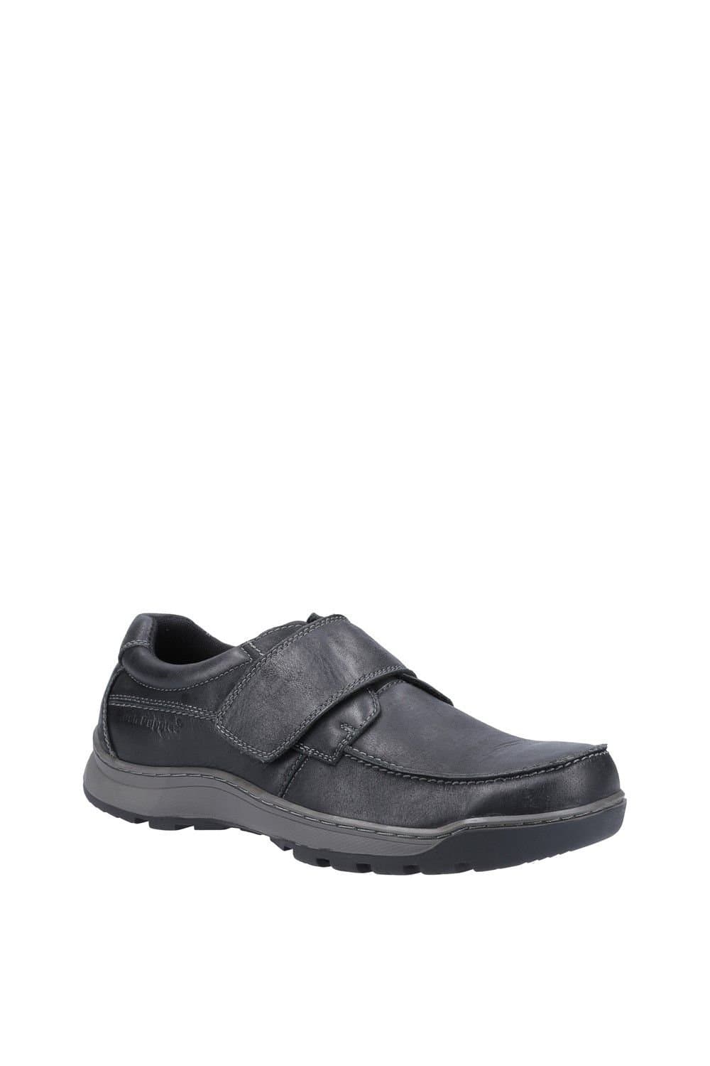 Hush Puppies Hush Puppies Men's 'Casper' Leather Touch Fastening Shoes in Black