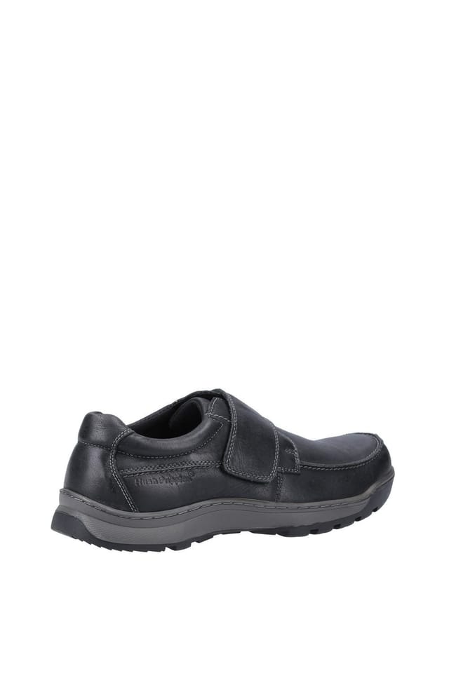 Hush Puppies Hush Puppies Men's 'Casper' Leather Touch Fastening Shoes in Black - 2
