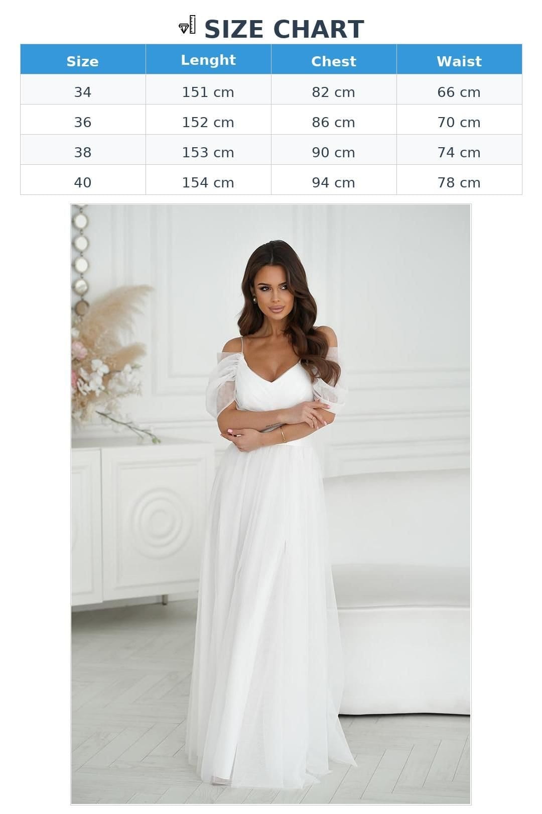 Love Lace Love Lace Women's Long Spanish Tulle Sleeve Dress with Satin Belt in White - 4