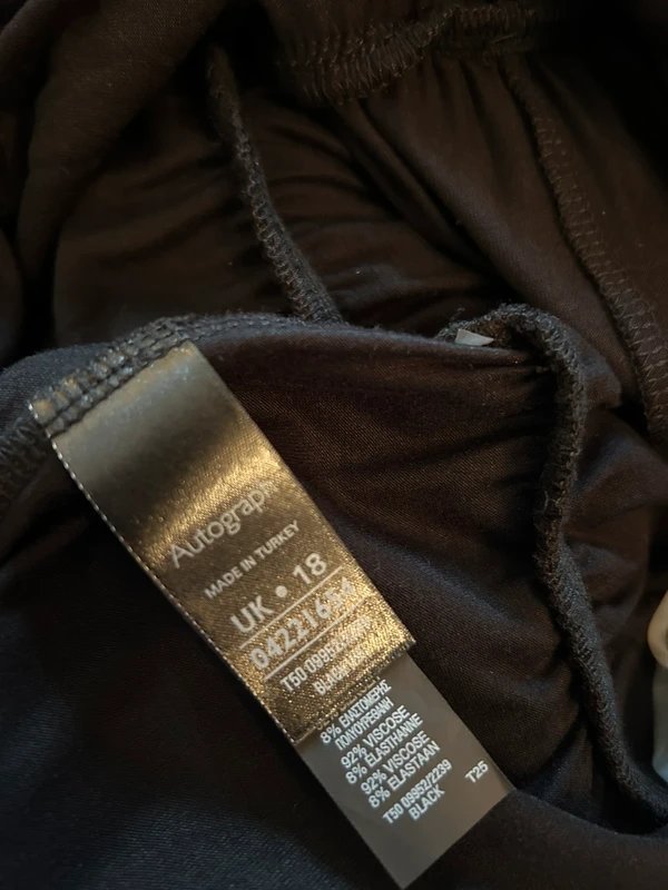 M&S Autograph Black jump suit size 18 - 1