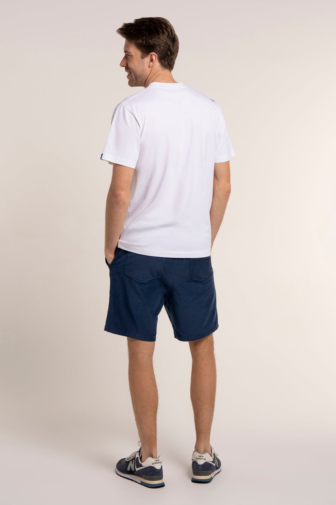Brakeburn Brakeburn Men's DALHAM CORD SHORTS in Blue - 2