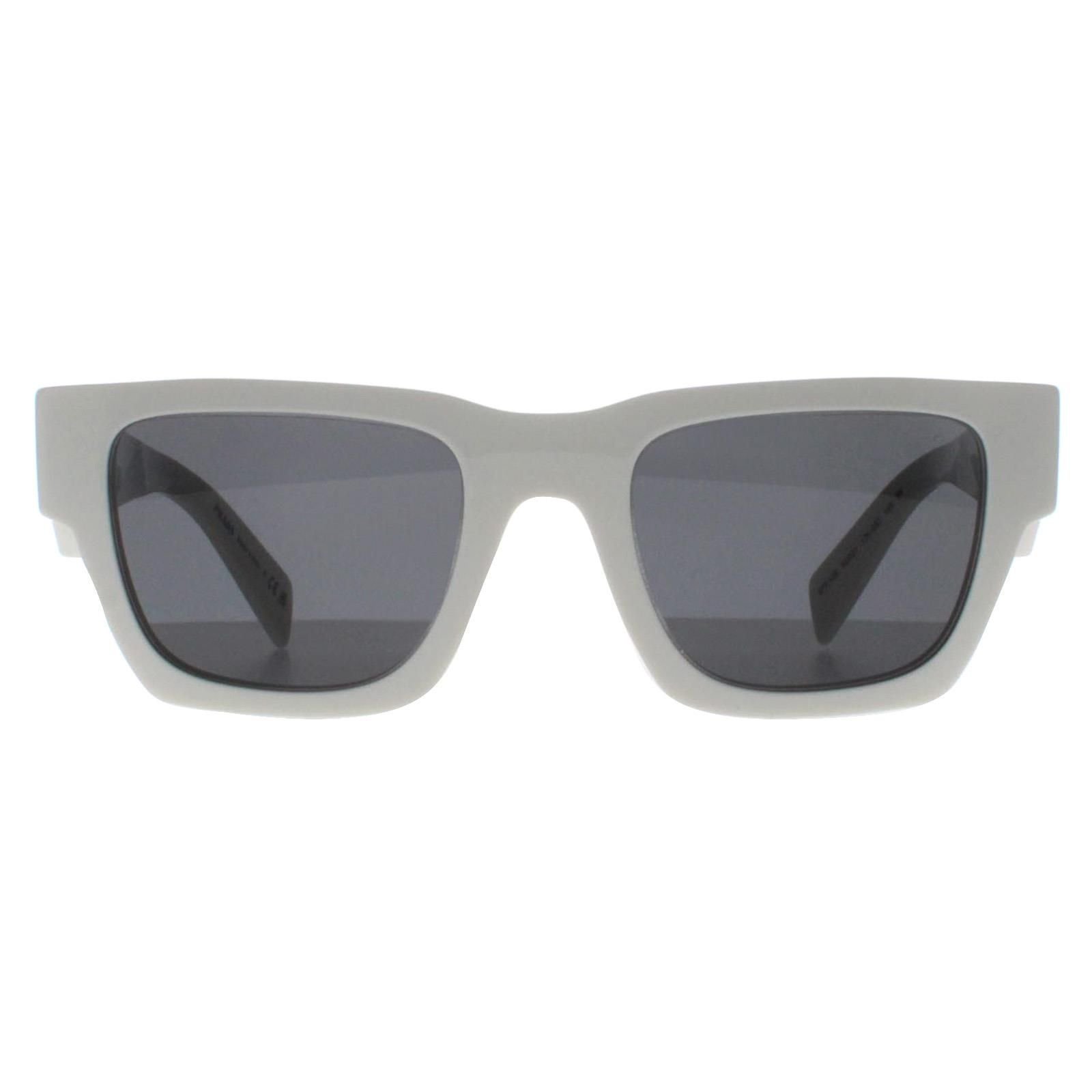 Prada Prada Men's Square Talc Dark Grey PRA06S in White - 1