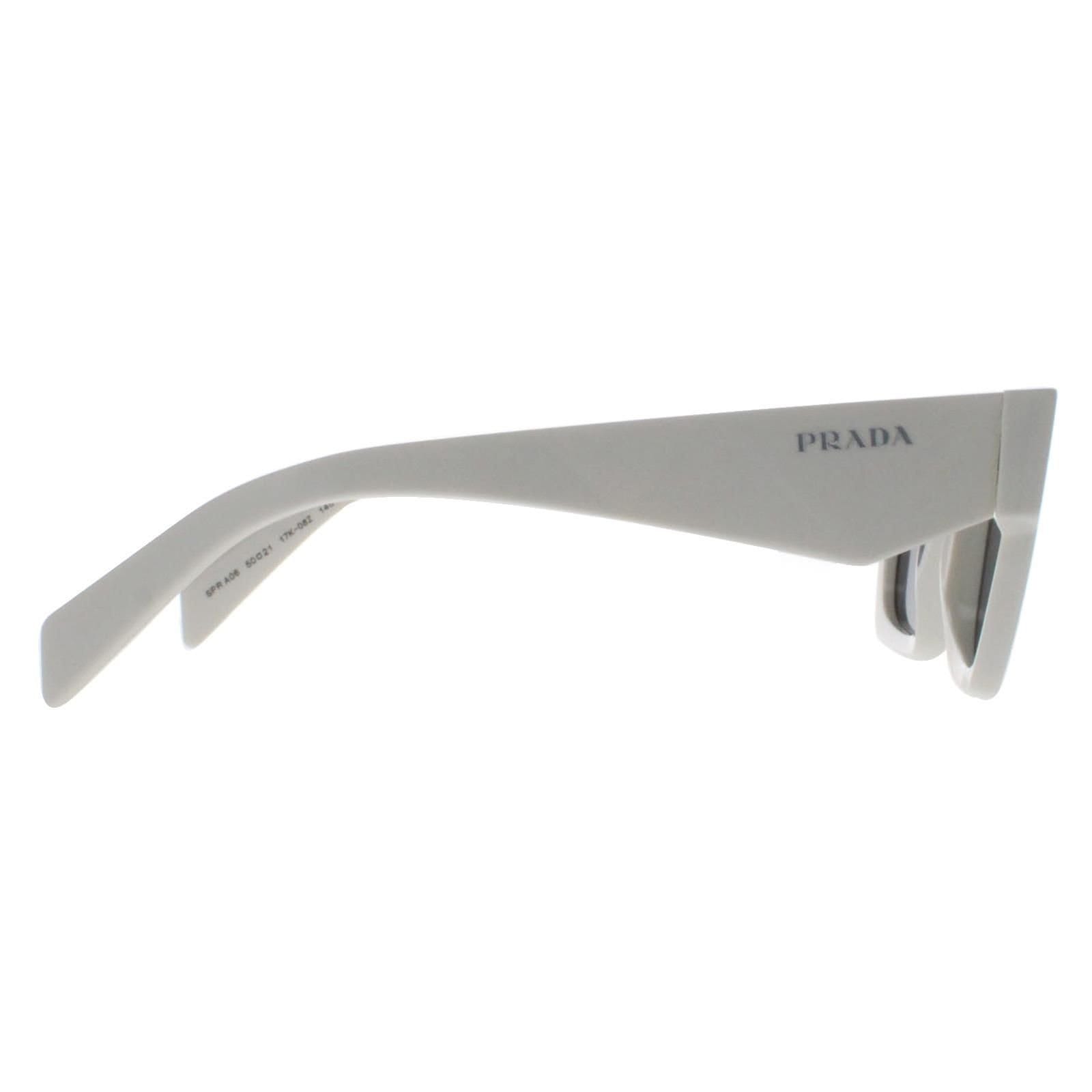 Prada Prada Men's Square Talc Dark Grey PRA06S in White - 4