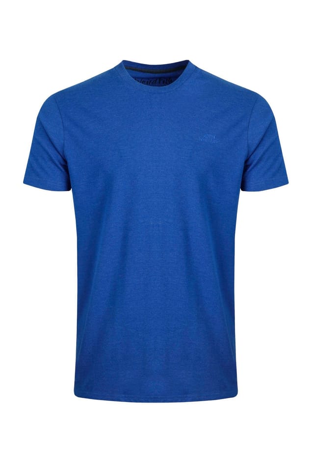 Weird Fish Weird Fish Men's Hooked Branded T-Shirt in Cobalt - 2