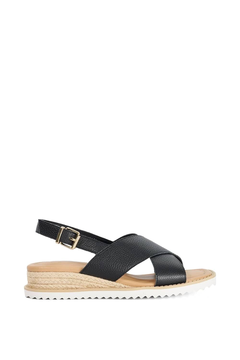 Dune London Dune London Women's 'Lemesos' Leather Sandals in Black