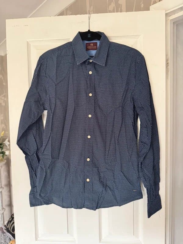 Scotch & Soda Scotch & Soda Amersham Couture Retro De Luxe Size Large Blue White