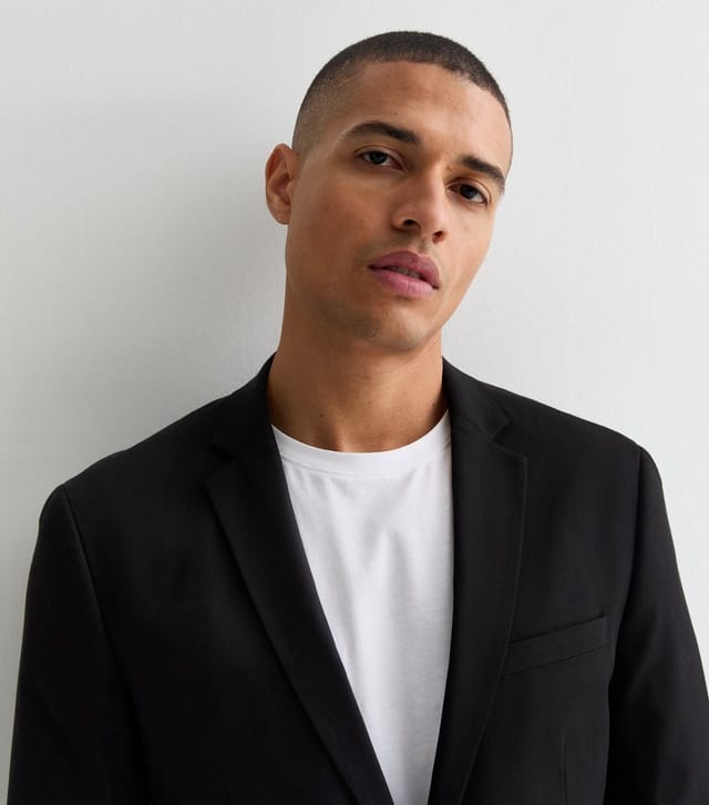 jack & jones Men's Black Slim Suit Jacket Jack & Jones New Look - 2