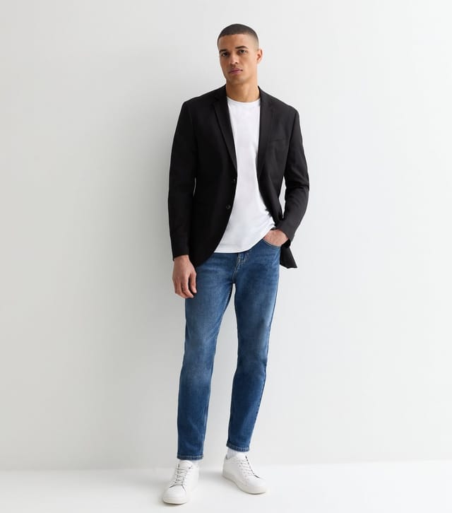 jack & jones Men's Black Slim Suit Jacket Jack & Jones New Look - 3