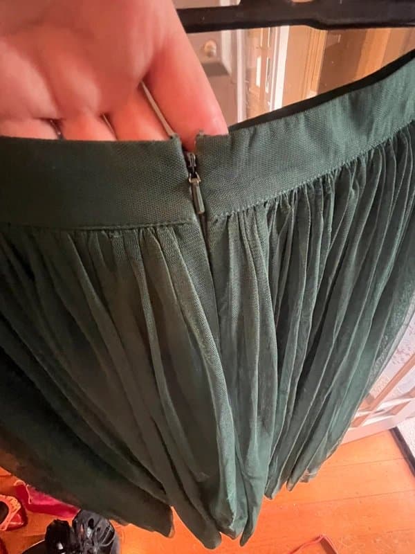 ASOS Green tulle skirt