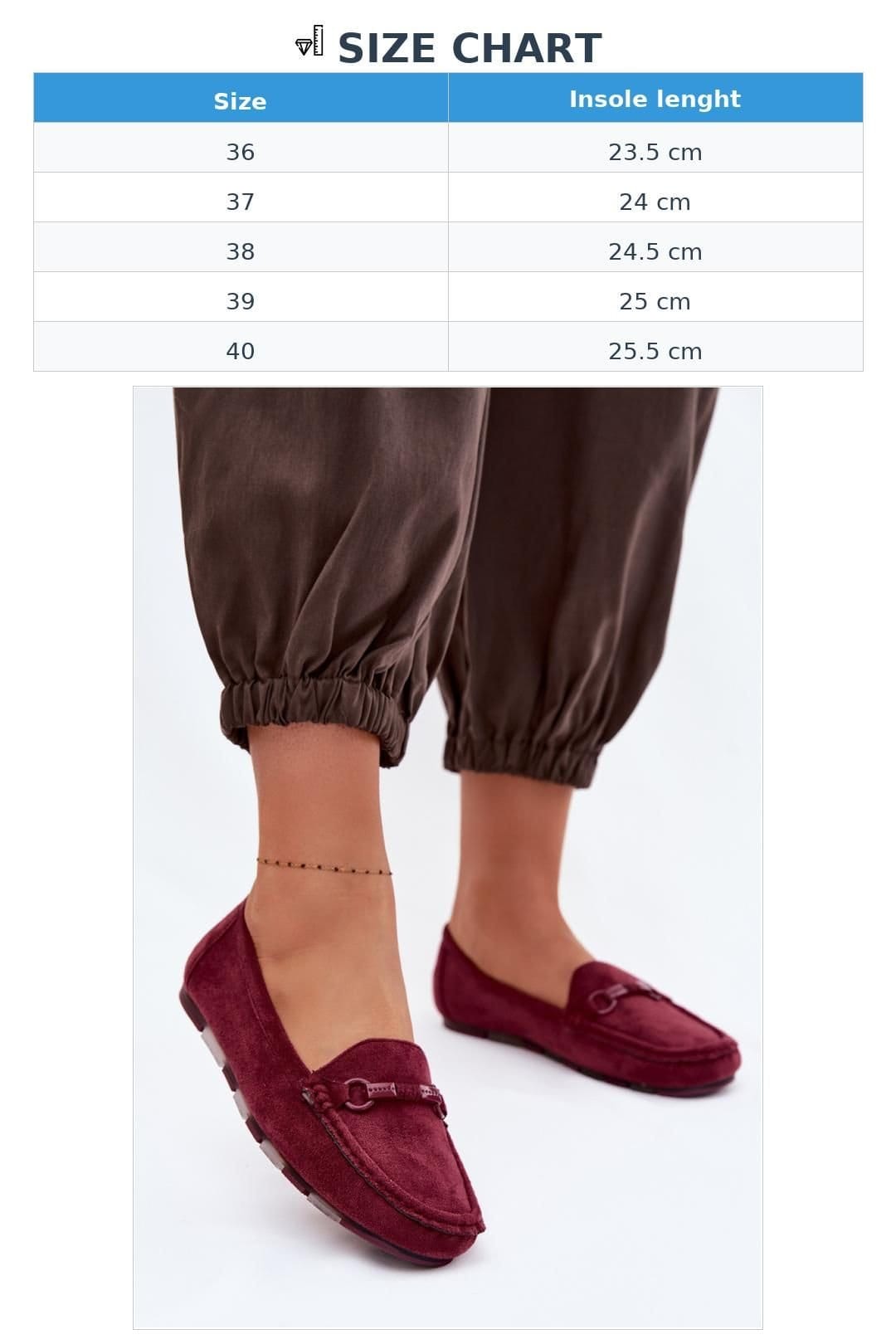 Love Lace Love Lace Women's Suede Moccasins with Insole & Front Tassel Detail in Burgundy - 4