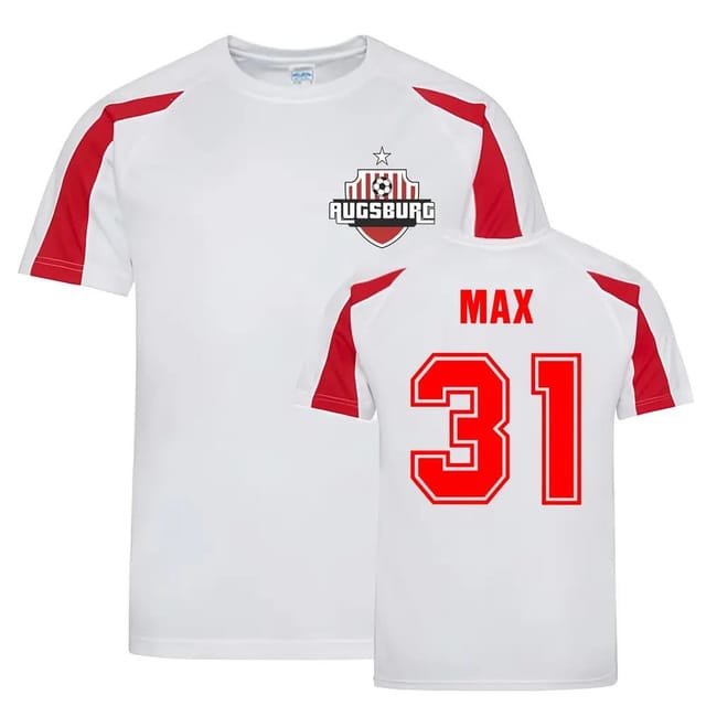 FC Augsburg FC Augsburg Men's Philipp Max Sports Training Jersey in White - 2