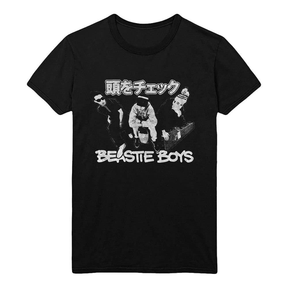 Beastie Boys Beastie Boys Men's Check Your Head Cotton T-Shirt in Black