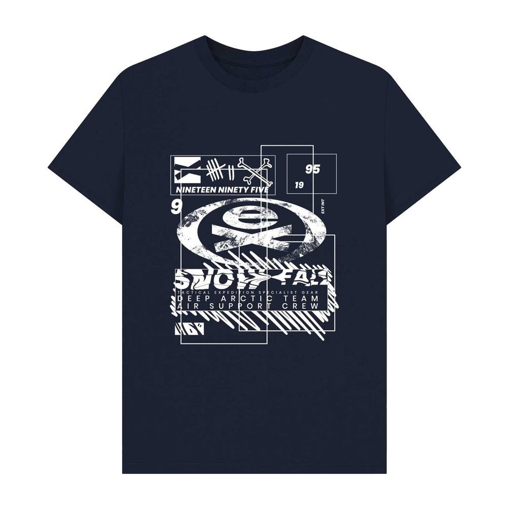 Extreme Extreme Men's Deep Arctic T-Shirt in Navy - 4