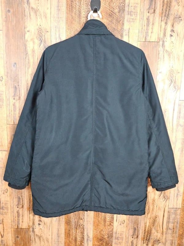 Tommy Hilfiger Hilfiger Denim Black Padded Parka Jacket - Men's Small S Black Winter Coat