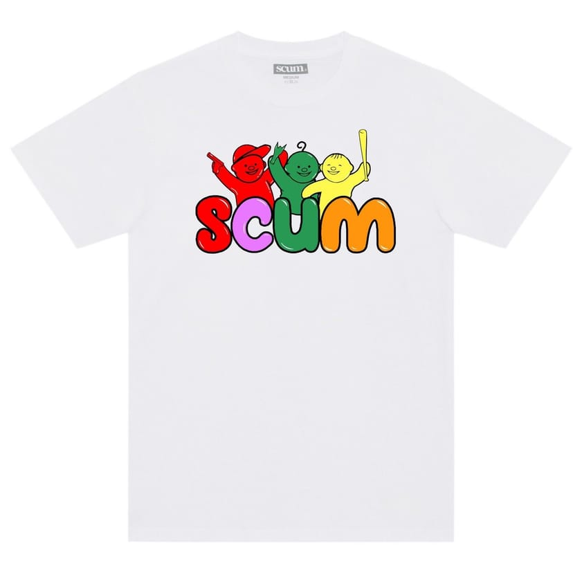Scum Scum Men's Goodies T-Shirt in White - 1