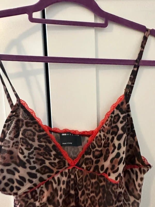 ASOS Design Leopard Print ASOS design vest