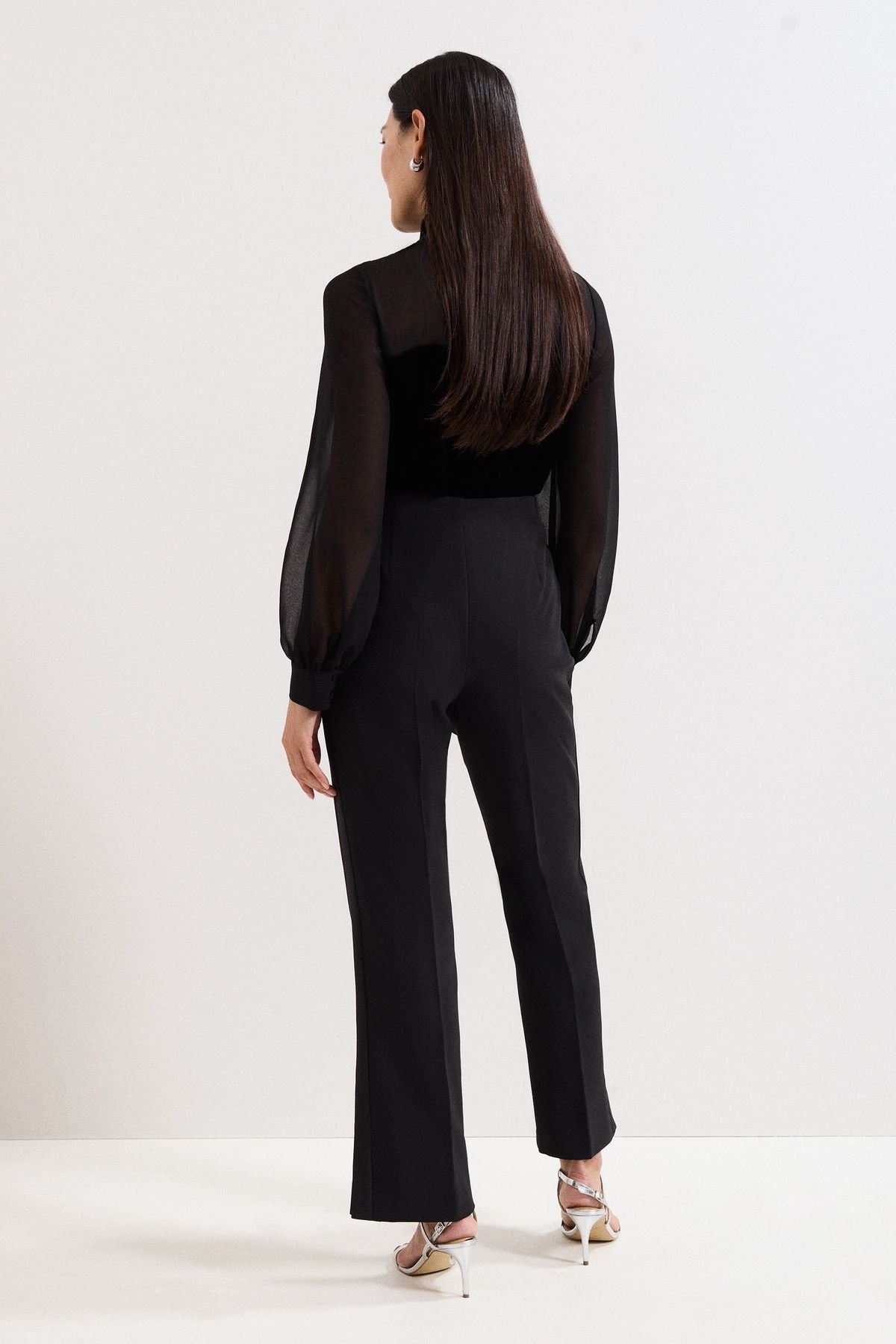 Phase Eight Phase Eight Women's Stasia Mid Rise Tux Trouser in Black - 4