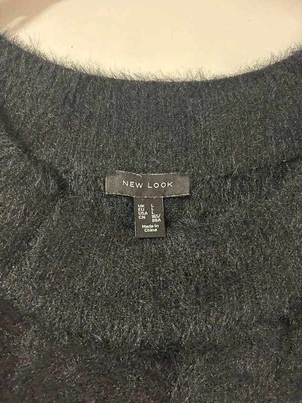 New Look Black Off Shoulder Jumper