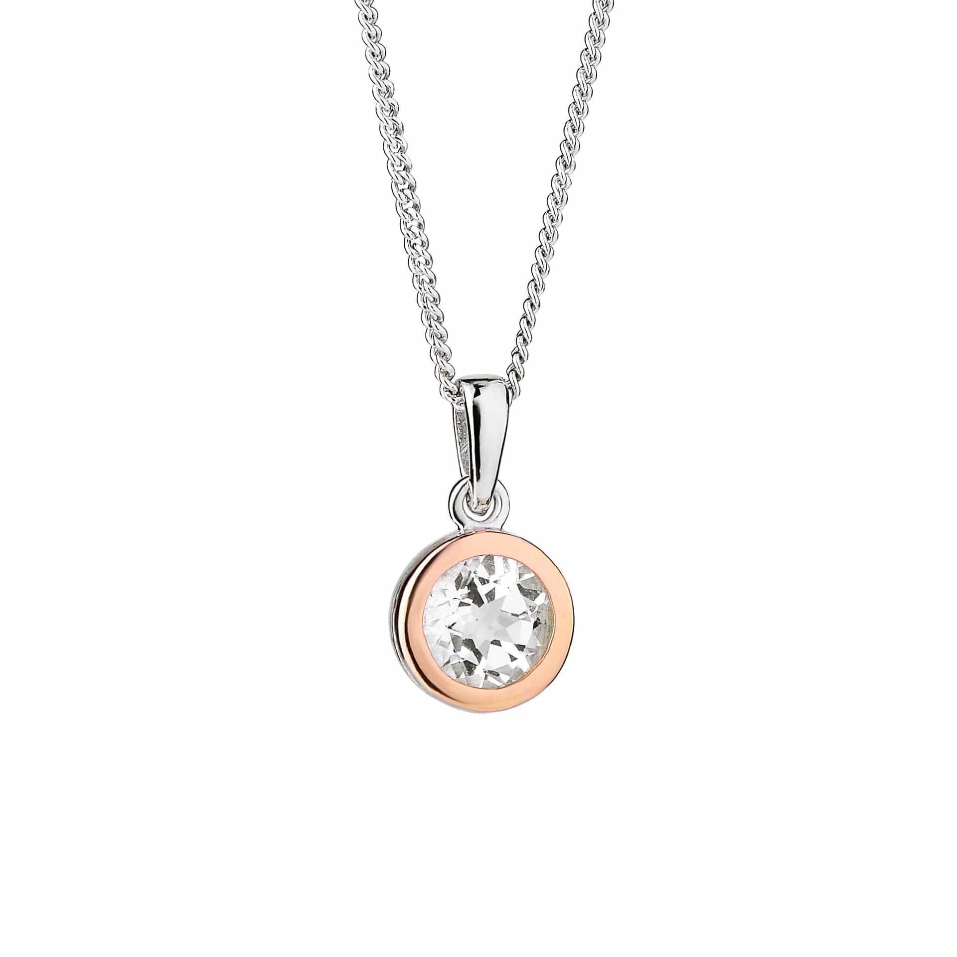 Clogau Clogau Women's Celebration Sterling Silver Single Stone Pendant with Topaz in Metallics