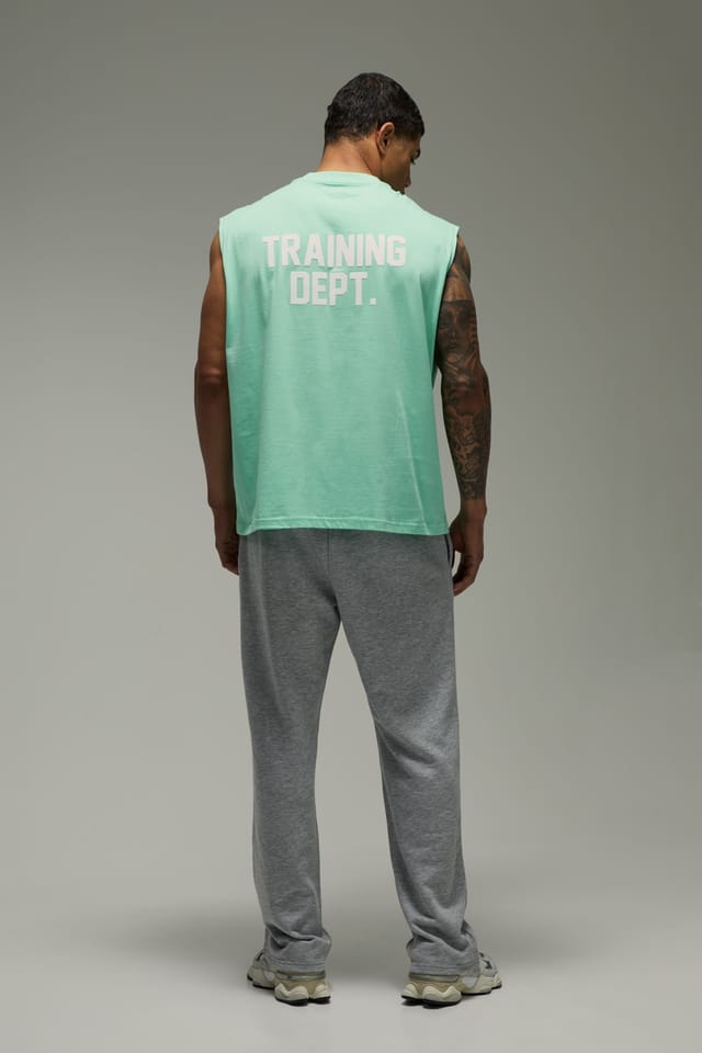 Training Dept. Training Dept. Men's Training Dept Oversized Tank in Light Green - 2