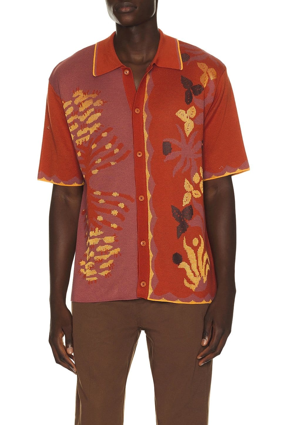 Revolve Desert Hawaiian Bossa Nova Jacquard Shirt