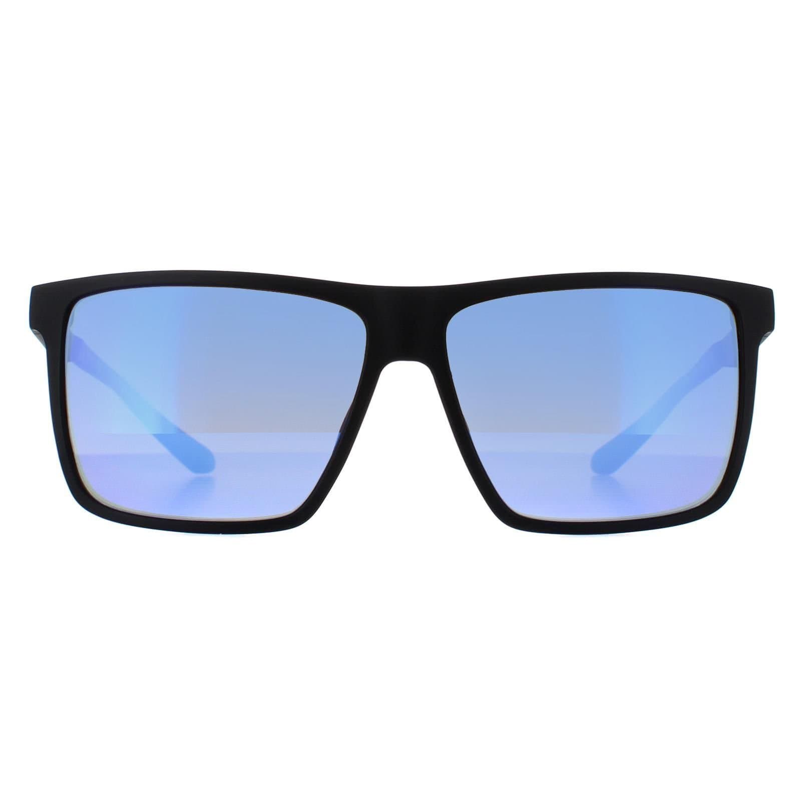 Dragon Dragon Men's Rectangle Matte Black Lumalens Blue Ionized Sparrow