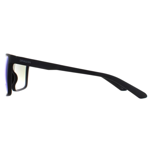 Dragon Dragon Men's Rectangle Matte Black Lumalens Blue Ionized Sparrow - 3
