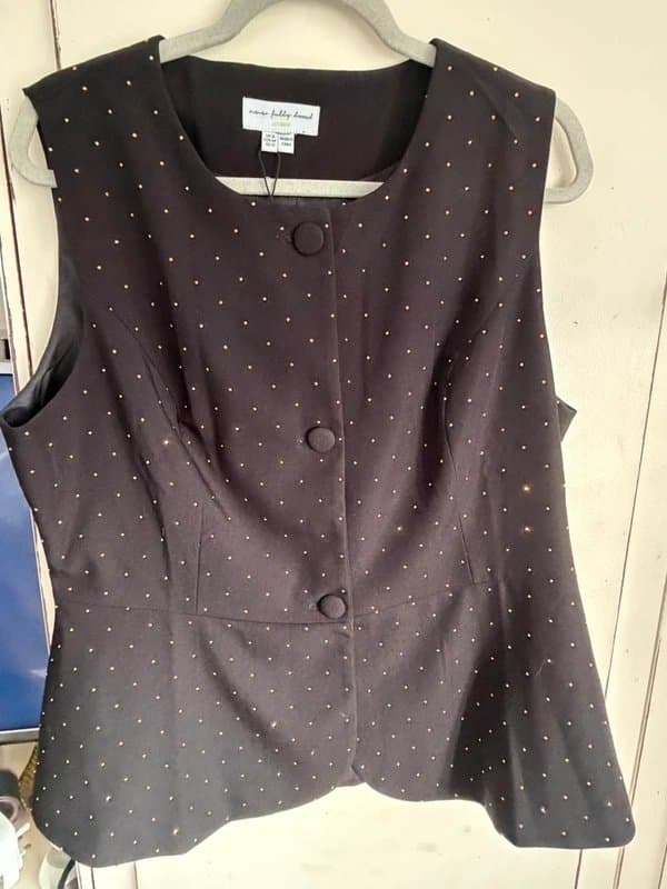 Never Fully Dressed Never fully dressed studded waistcoat 16