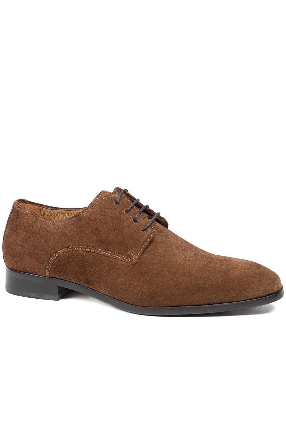 Jones Bootmaker Jones Bootmaker Men's Melvin Leather Oxford Shoes in Brown