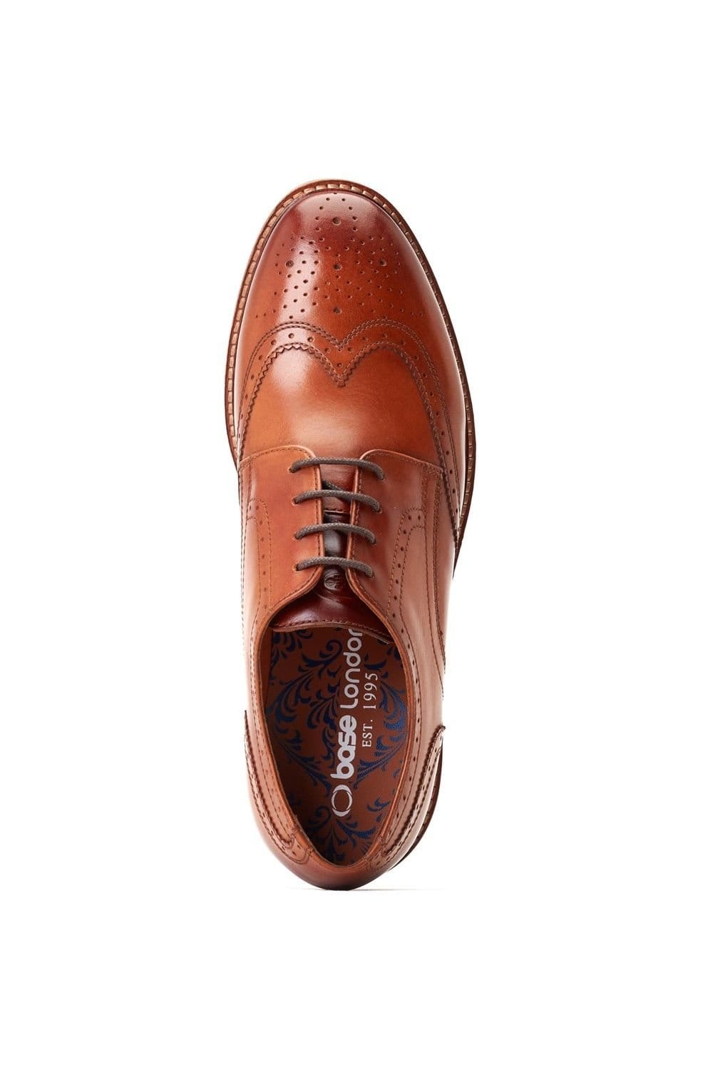 Base London Base London Men's Joe Brogue Shoe in Tan - 4
