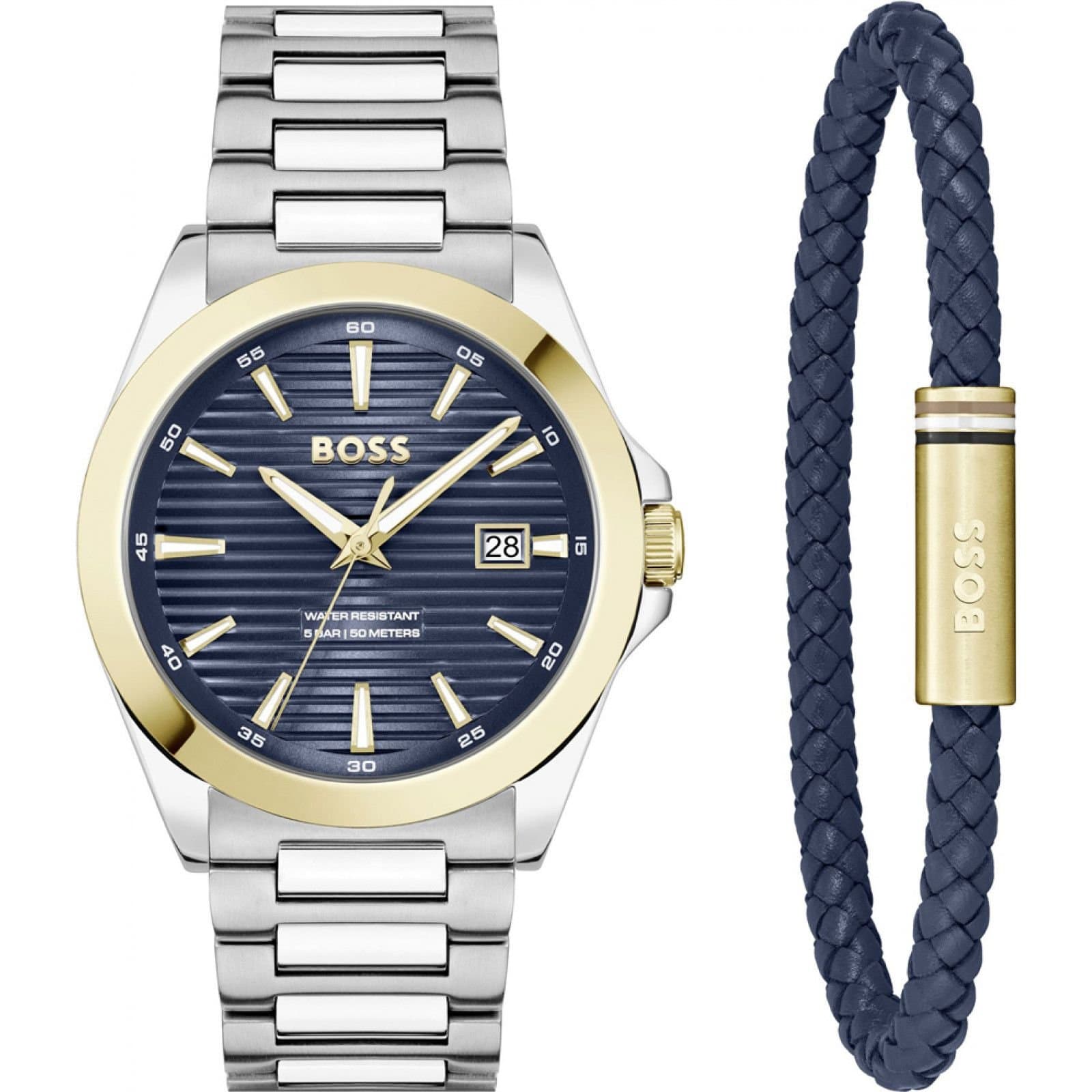 Boss BOSS Men's 1570191 Strike 41mm Quartz Watch in Silver
