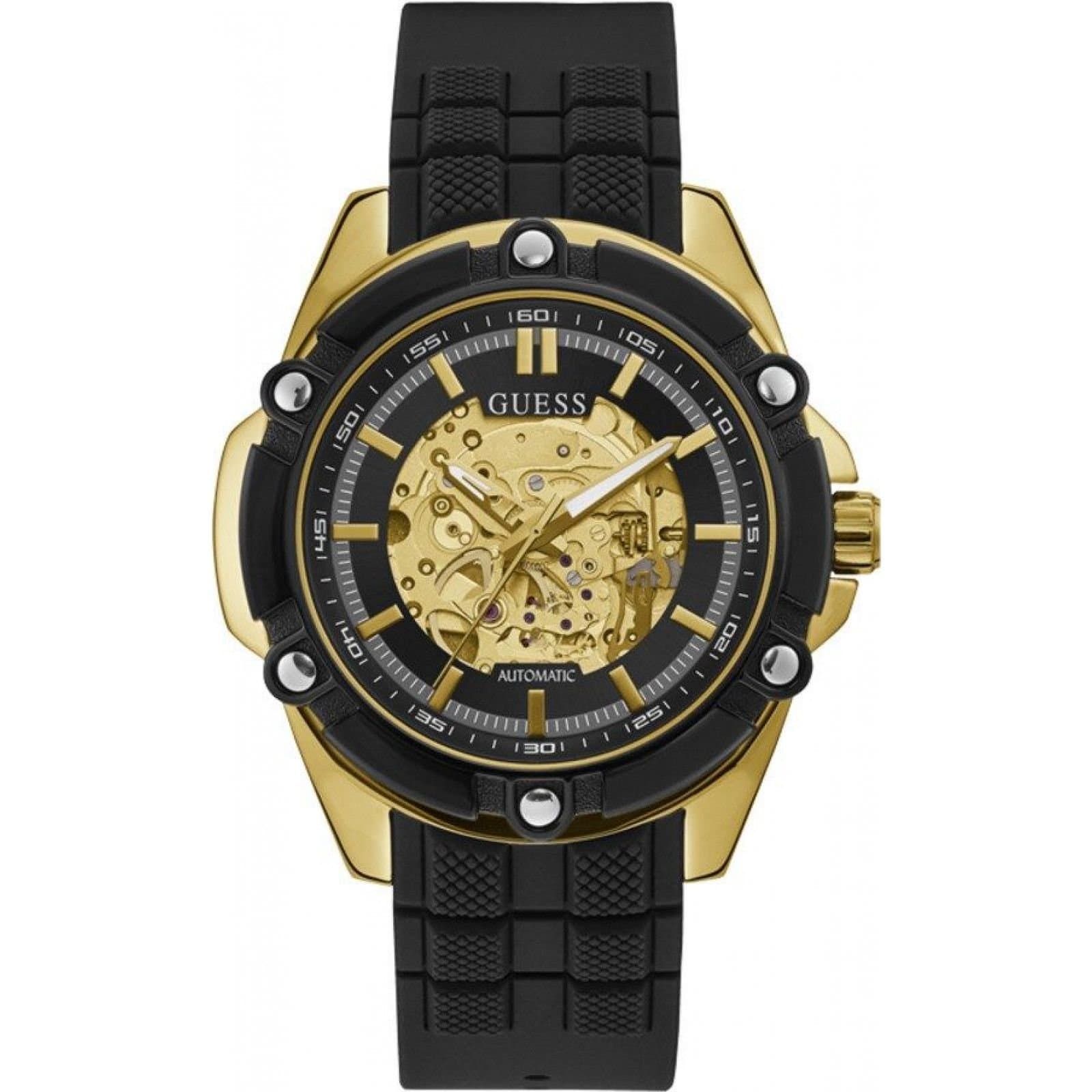 GUESS Guess Men's GW0061G2 47mm Quartz Watch in Black