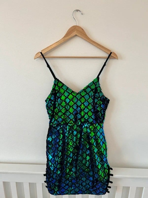 PrettyLittleThing PrettyLittleThing Green Sequin Bodycon Dress (BNWT) - 1
