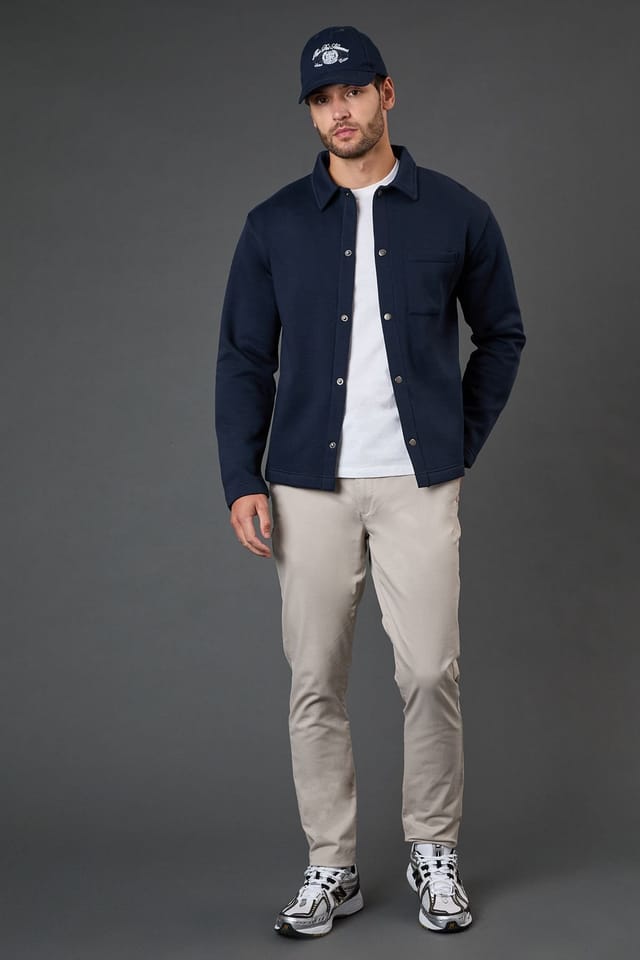 Burton Burton Men's Navy Jersey Overshirt - 2