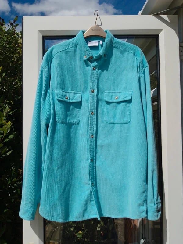 ASOS Design ASOS bright turquoise oversized shirt XS